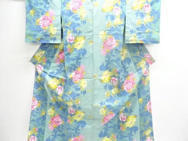 JAPANESE KIMONO / YUKATA / FLOWER & BRANCH 
